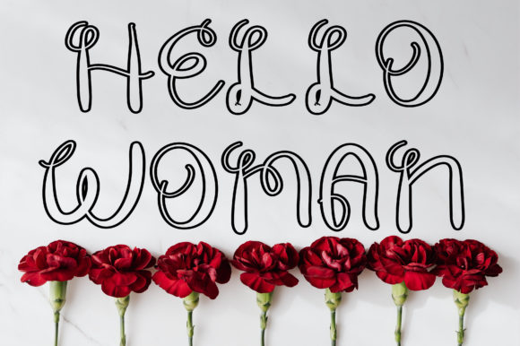 A Small Business Upgrade: Using Hello Woman Font for Consistent Branding