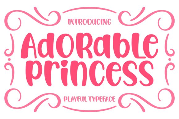 Adorable Princess: A Delightful Font for Crafters and Product Creators