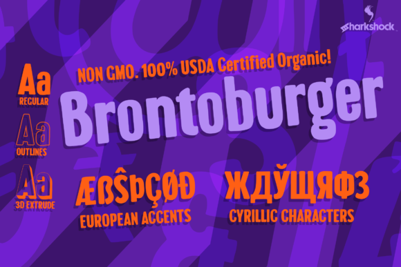 Brontoburger: A Display Font for Editorial Mood