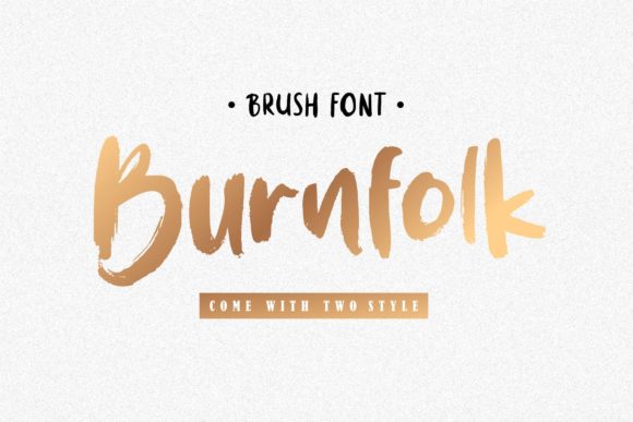 Burnfolk: A Cute Display Font That Elevates Digital Design