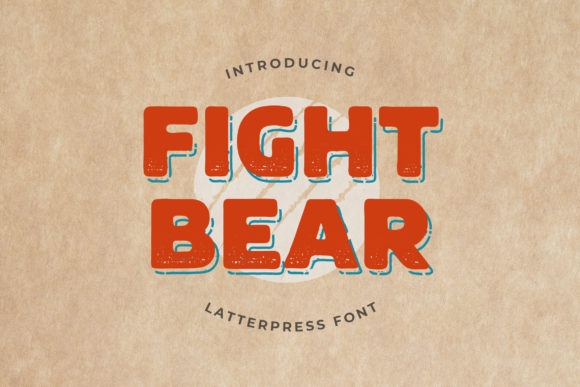 Fight Bear Font Review: A Bold Vintage Display Typeface