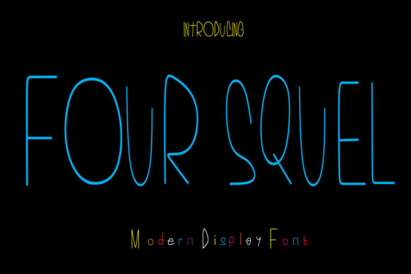How Four Squel Font Can Upgrade Your Small Business Branding