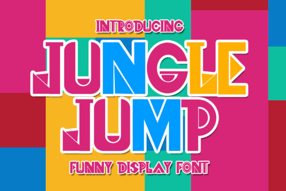 Jungle Jump: A Playful Display Font for Editorial Design