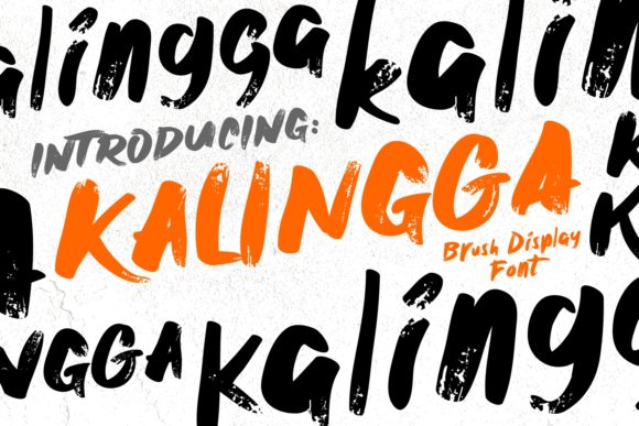 Kalingga: The Craft Maker's Bold Brush Font
