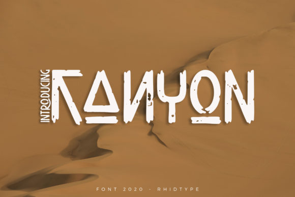 Kanyon: A Bold Display Typeface for Modern Projects