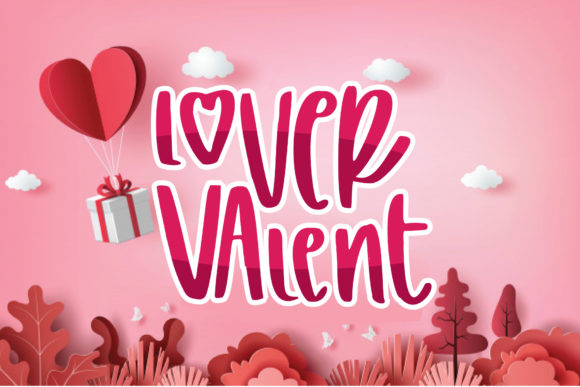 Lover Valent: A Font Designed to Stop the Scroll