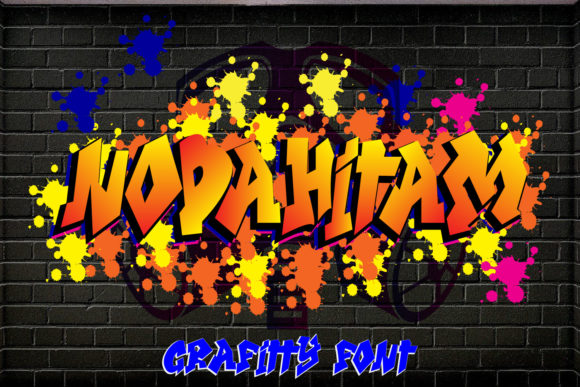 Noda Hitam: A Graffiti Font for Editorial Impact