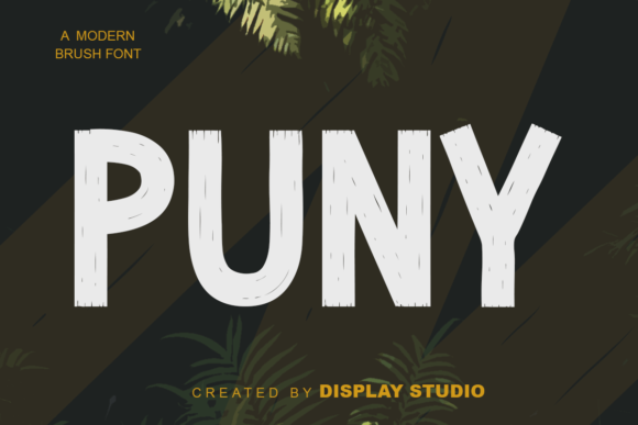 Puny: The Sharp & Friendly Display Font for Modern Projects