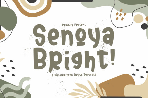 Senoya Bright: A Display Font Designed for Digital Joy