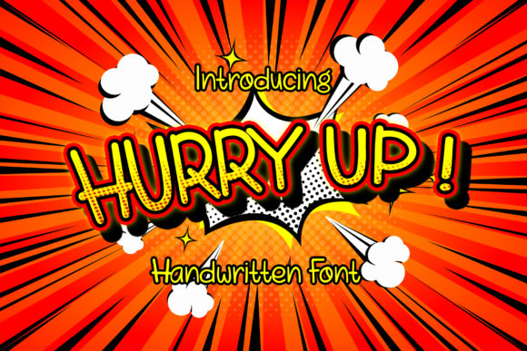The Hurry Up Font Is a Maker's Dream for Playful Product Designs
