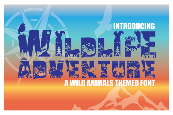 Wildlife Adventure: A Display Font That Connects Your Brand to Nature